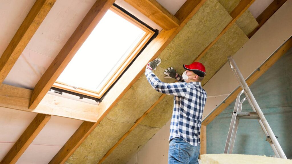 Photo d'une personne en plein travaux en lien avec Aides rénovation